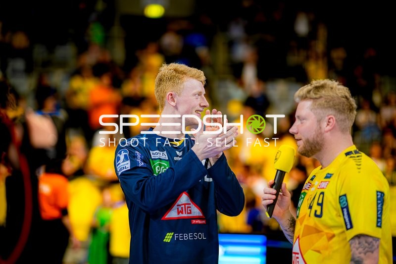 Interview während des Spiels