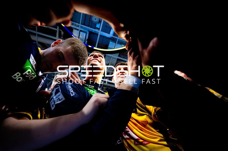 Huddle der Rhein-Neckar Löwen