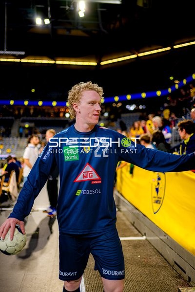 Spieler beim Aufwärmen