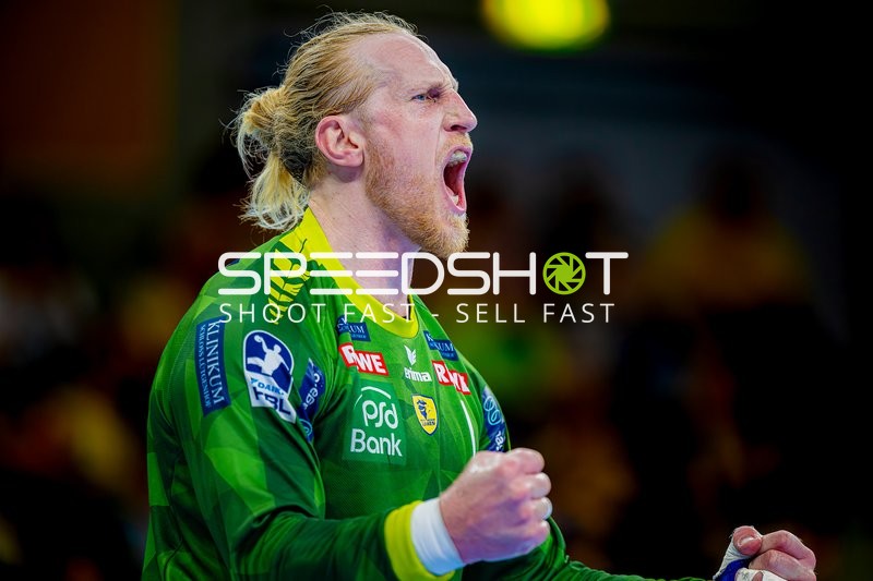 Torwartjubel bei den Rhein-Neckar Löwen