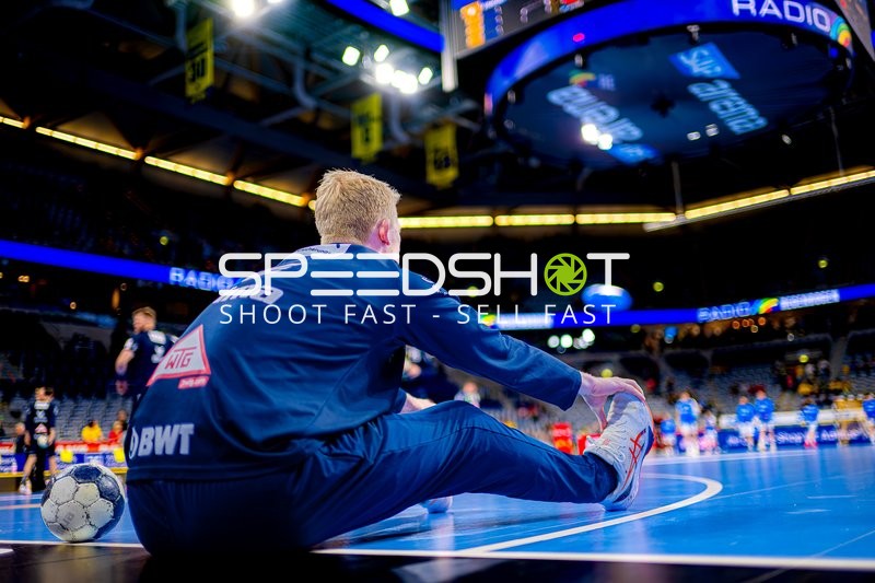 Aufwärmen vor dem Spiel