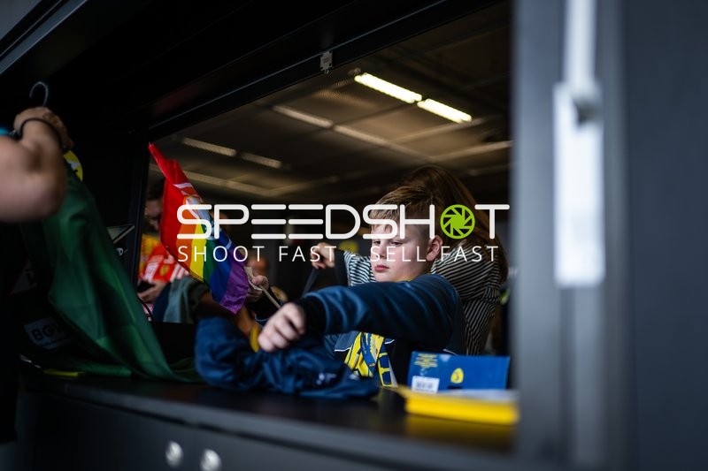 Fan-Interaktion vor dem Handballspiel