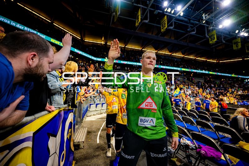 Jubel der Rhein-Neckar Löwen nach Heimsieg