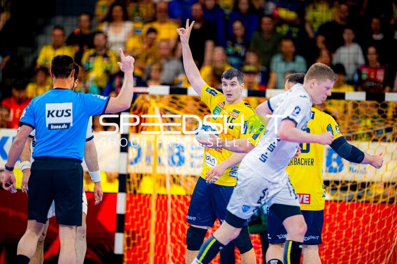 Abwehraktion der Rhein-Neckar Löwen