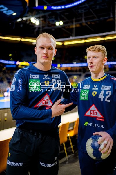 Spielervorbereitung in der Halle