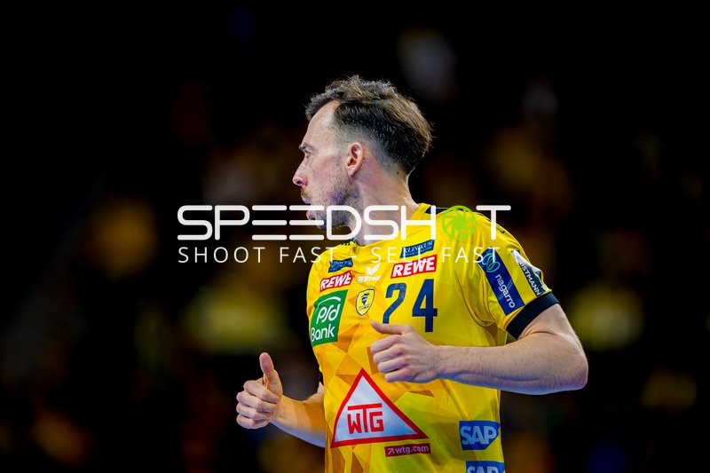 Laufen im Spiel Rhein-Neckar Löwen gegen TBV Lemgo