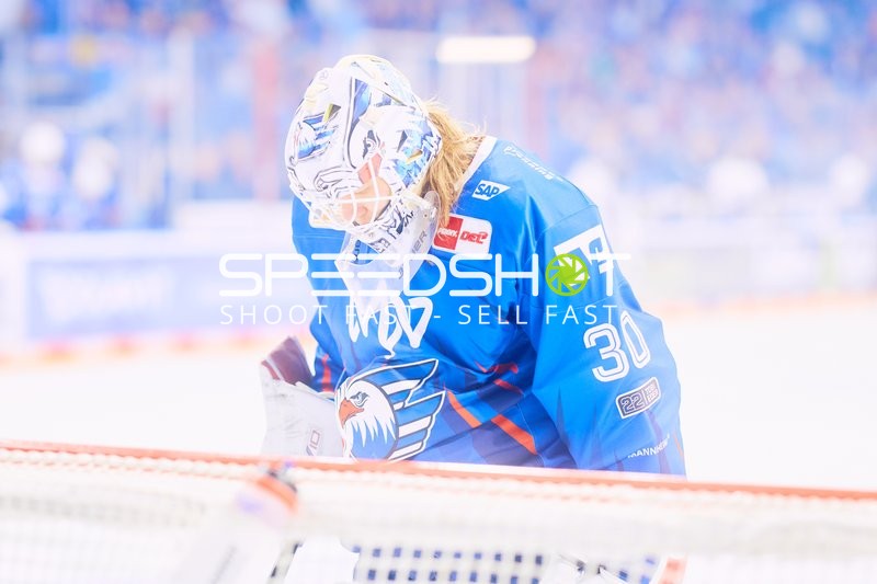 Torwart Tiefensee konzentriert im Halbfinale