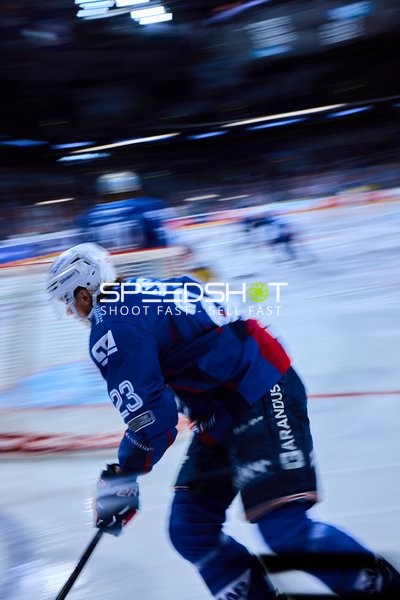 Skating Action in DEL Playoffs