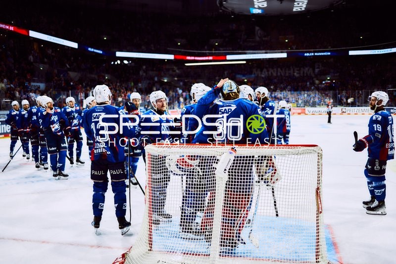 Jubel der Adler Mannheim im Halbfinale