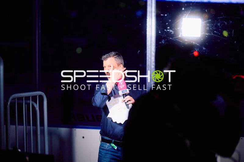 Interview während der DEL Playoffs