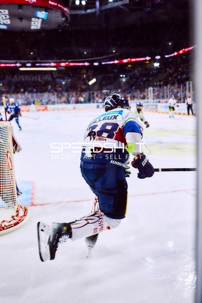 Eisbären-Spieler zieht auf das Tor