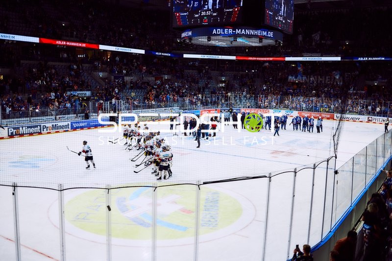 Feier der Adler Mannheim in SAP Arena