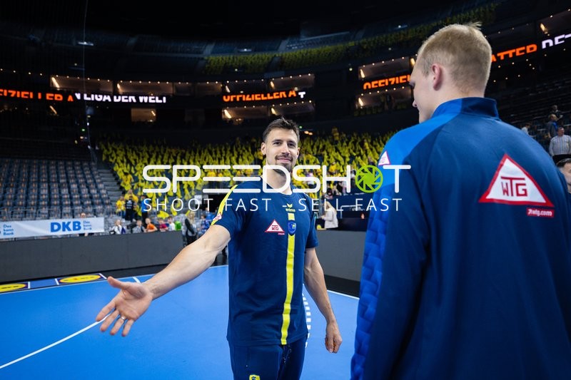 Spielervorbereitung bei den Rhein-Neckar Löwen