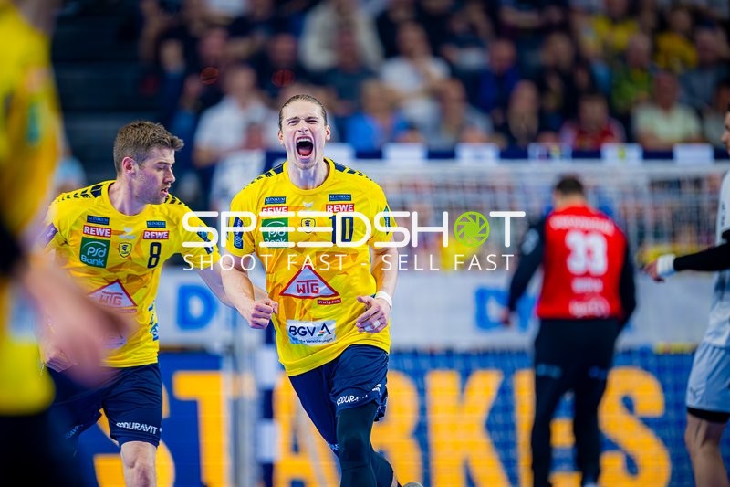 Handball I Herren I Saison 2024-2025 I DHB-Pokal I Halbfinale I Rhein-Neckar Löwen - THW Kiel I 12.04.2025