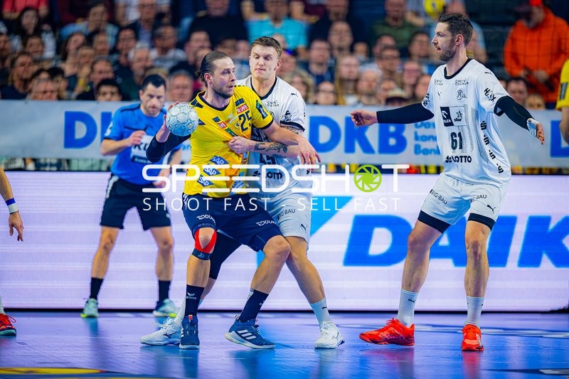 Handball I Herren I Saison 2024-2025 I DHB-Pokal I Halbfinale I Rhein-Neckar Löwen - THW Kiel I 12.04.2025