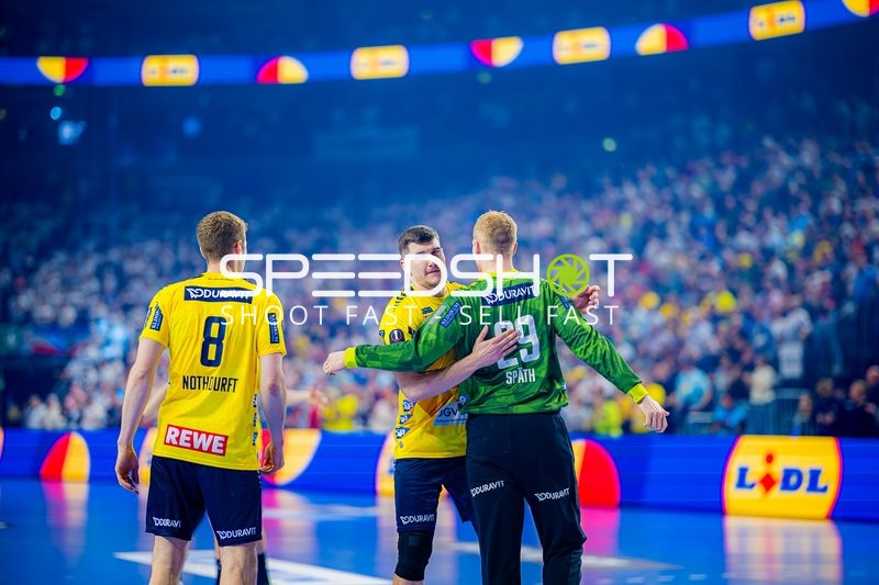 Handball I Herren I Saison 2024-2025 I DHB-Pokal I Halbfinale I Rhein-Neckar Löwen - THW Kiel I 12.04.2025