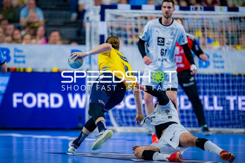 Handball I Herren I Saison 2024-2025 I DHB-Pokal I Halbfinale I Rhein-Neckar Löwen - THW Kiel I 12.04.2025