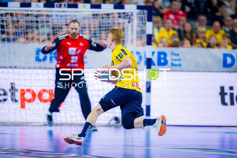 Handball I Herren I Saison 2024-2025 I DHB-Pokal I Halbfinale I Rhein-Neckar Löwen - THW Kiel I 12.04.2025