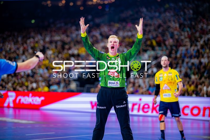 Handball I Herren I Saison 2024-2025 I DHB-Pokal I Halbfinale I Rhein-Neckar Löwen - THW Kiel I 12.04.2025