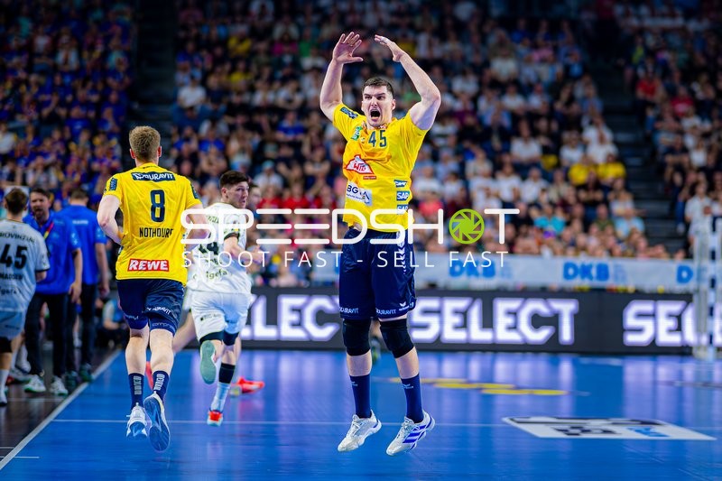 Handball I Herren I Saison 2024-2025 I DHB-Pokal I Halbfinale I Rhein-Neckar Löwen - THW Kiel I 12.04.2025