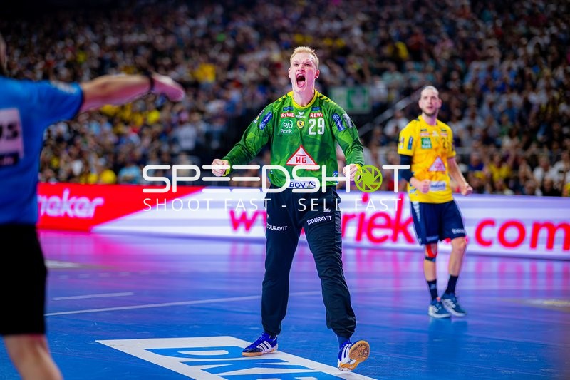 Handball I Herren I Saison 2024-2025 I DHB-Pokal I Halbfinale I Rhein-Neckar Löwen - THW Kiel I 12.04.2025