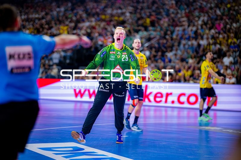 Handball I Herren I Saison 2024-2025 I DHB-Pokal I Halbfinale I Rhein-Neckar Löwen - THW Kiel I 12.04.2025