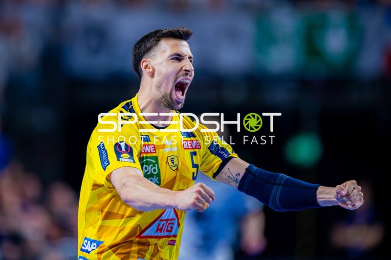 Handball I Herren I Saison 2024-2025 I DHB-Pokal I Halbfinale I Rhein-Neckar Löwen - THW Kiel I 12.04.2025