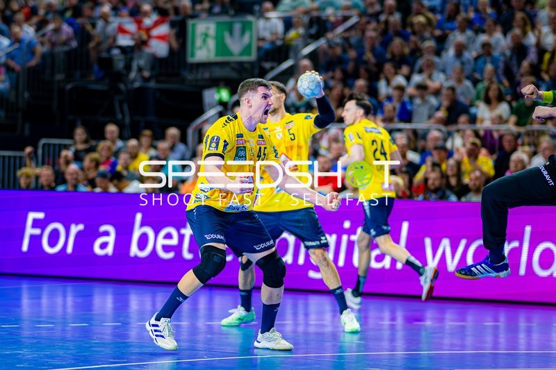 Handball I Herren I Saison 2024-2025 I DHB-Pokal I Halbfinale I Rhein-Neckar Löwen - THW Kiel I 12.04.2025