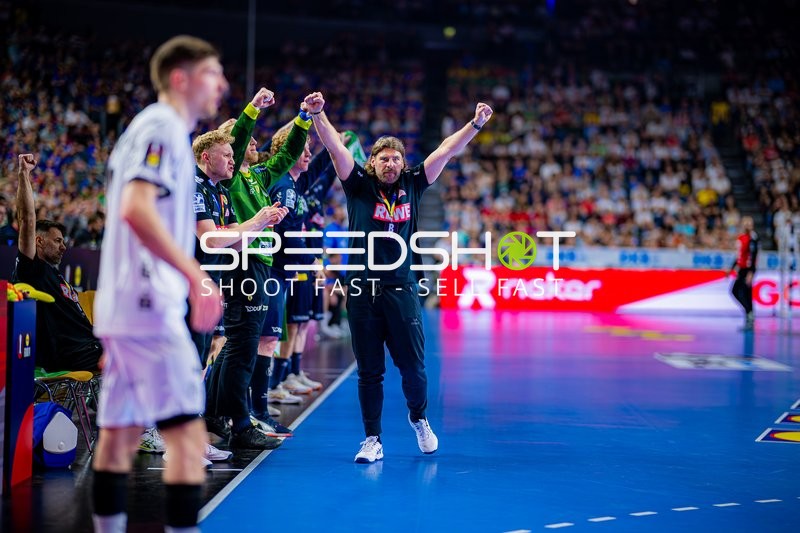 Handball I Herren I Saison 2024-2025 I DHB-Pokal I Halbfinale I Rhein-Neckar Löwen - THW Kiel I 12.04.2025