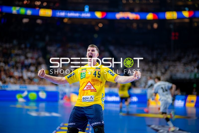 Handball I Herren I Saison 2024-2025 I DHB-Pokal I Halbfinale I Rhein-Neckar Löwen - THW Kiel I 12.04.2025