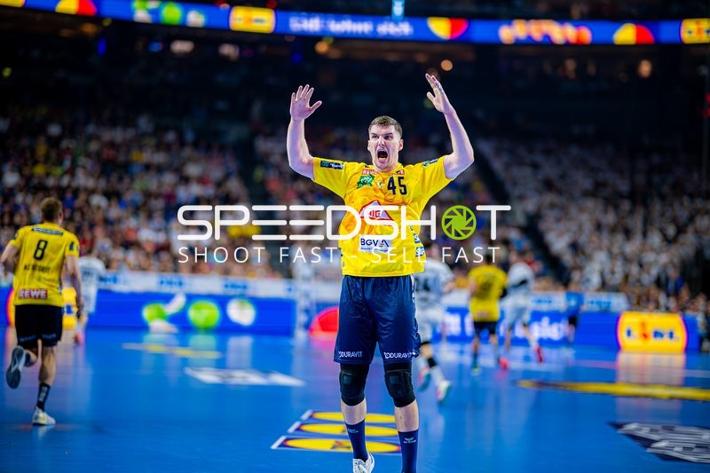 Handball I Herren I Saison 2024-2025 I DHB-Pokal I Halbfinale I Rhein-Neckar Löwen - THW Kiel I 12.04.2025