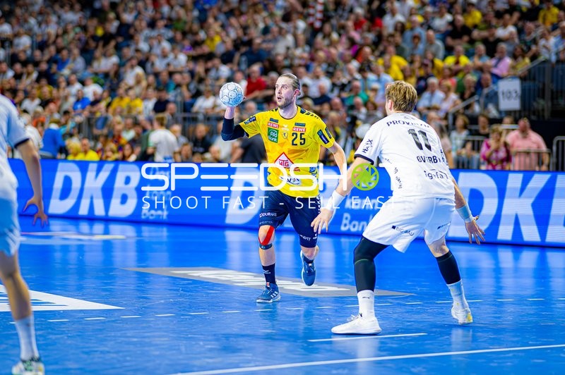 Handball I Herren I Saison 2024-2025 I DHB-Pokal I Halbfinale I Rhein-Neckar Löwen - THW Kiel I 12.04.2025
