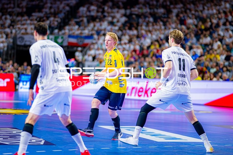 Handball I Herren I Saison 2024-2025 I DHB-Pokal I Halbfinale I Rhein-Neckar Löwen - THW Kiel I 12.04.2025