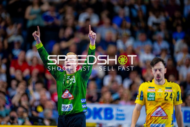 Handball I Herren I Saison 2024-2025 I DHB-Pokal I Halbfinale I Rhein-Neckar Löwen - THW Kiel I 12.04.2025