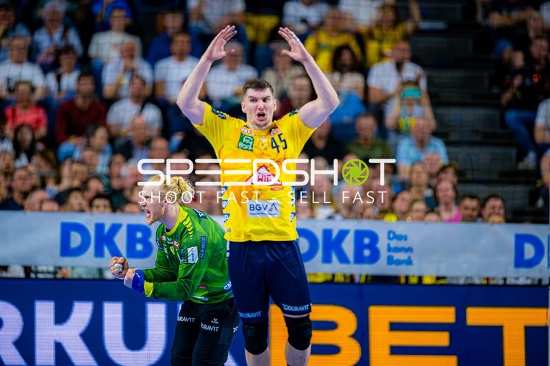 Handball I Herren I Saison 2024-2025 I DHB-Pokal I Halbfinale I Rhein-Neckar Löwen - THW Kiel I 12.04.2025