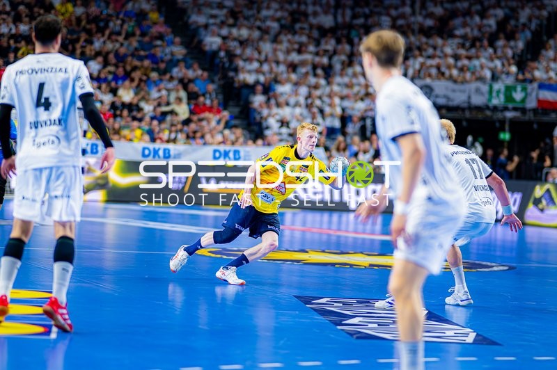 Handball I Herren I Saison 2024-2025 I DHB-Pokal I Halbfinale I Rhein-Neckar Löwen - THW Kiel I 12.04.2025