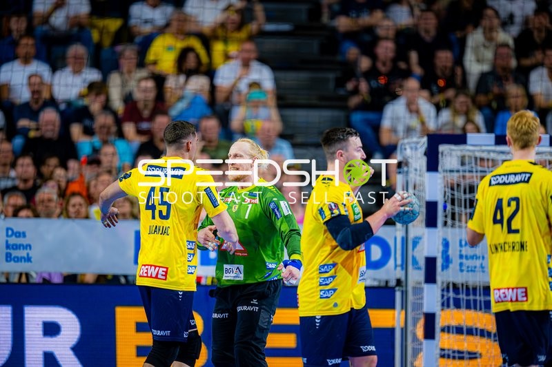 Handball I Herren I Saison 2024-2025 I DHB-Pokal I Halbfinale I Rhein-Neckar Löwen - THW Kiel I 12.04.2025