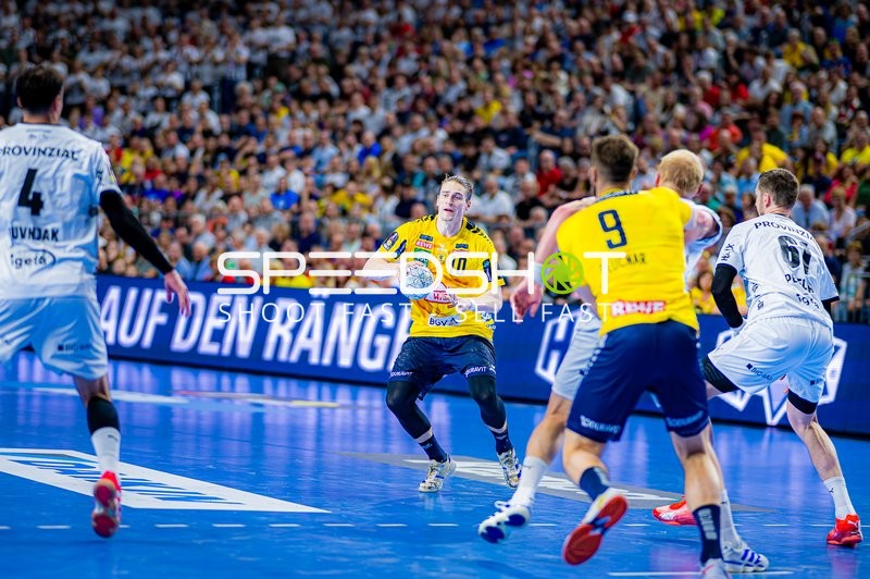 Handball I Herren I Saison 2024-2025 I DHB-Pokal I Halbfinale I Rhein-Neckar Löwen - THW Kiel I 12.04.2025