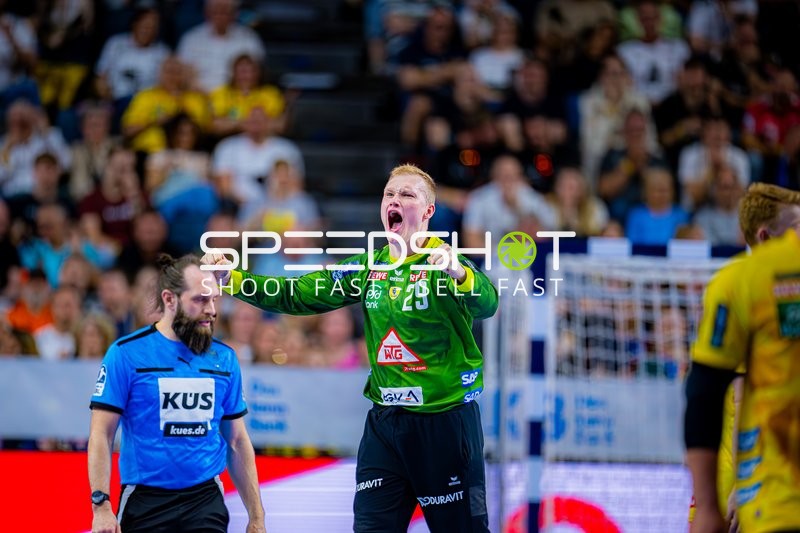 Handball I Herren I Saison 2024-2025 I DHB-Pokal I Halbfinale I Rhein-Neckar Löwen - THW Kiel I 12.04.2025