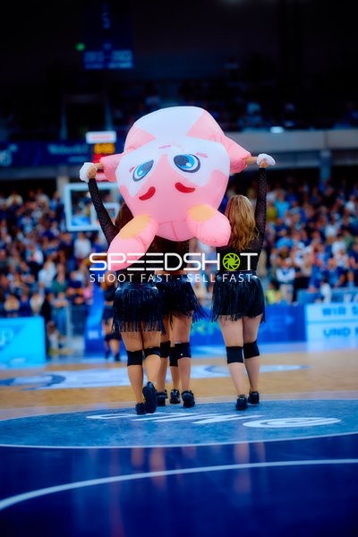 Showeinlage der Cheerleader