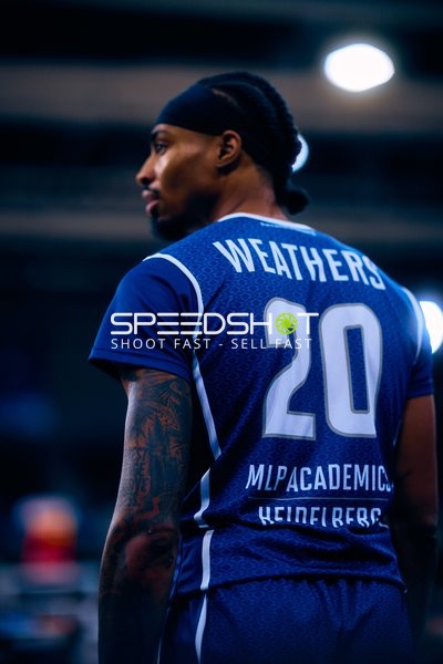 Spieler der MLP Academics Heidelberg mit Nummer 20