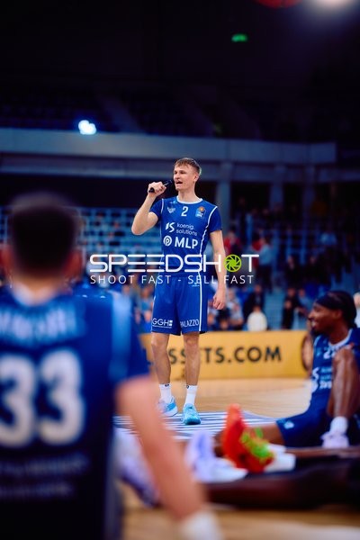 Spieler spricht Ansage für MLP Academics Heidelberg