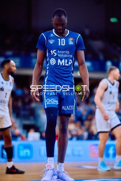 Spieler der MLP Academics Heidelberg mit Nummer 10 im Fokus