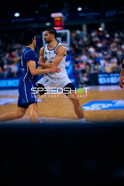 Verteidigungssituation im Basketballspiel