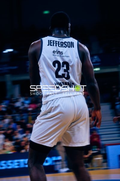 Spieler Nummer 23 (Niners Chemnitz) von Niners Chemnitz Rückenansicht