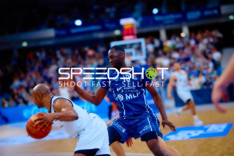 Verteidigung im Basketballspiel