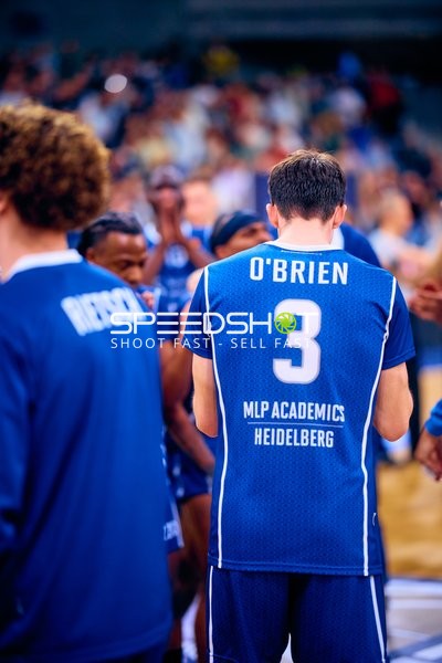 Andrew O’Brien (3, MLP Academics Heidelberg) bei MLP Academics Heidelberg im Spiel gegen Niners Chemnitz