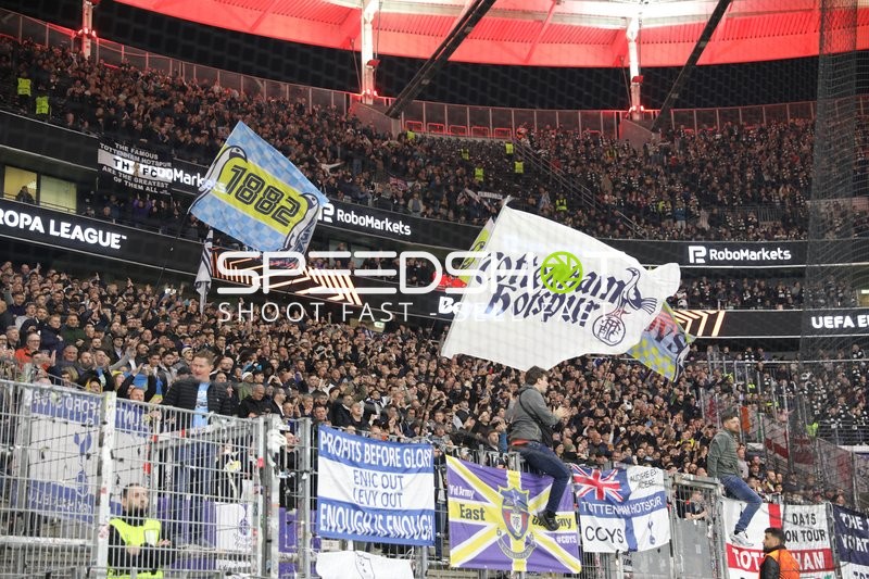 Tottenham-Fans unterstützen ihr Team