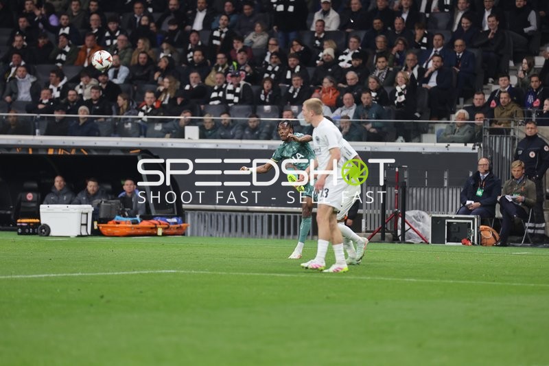 Schuss von Eintracht Frankfurt