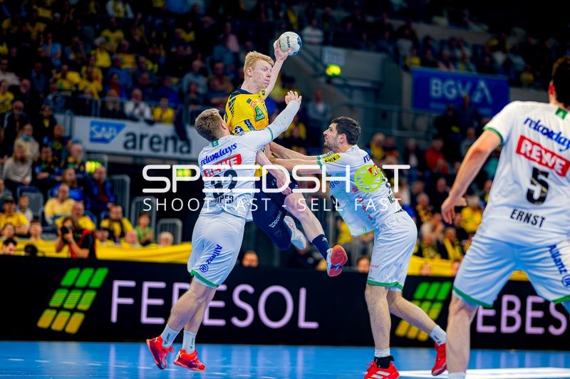 Handball I Herren I Saison 2024-2025 I Daikin HBL I 27. Spieltag I Rhein-Neckar Löwen - DHfK Leipzig I 24.04.2025